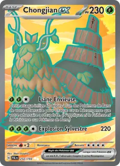 Chongjian-ex — carte 232 de l’extension Évolutions à Paldea