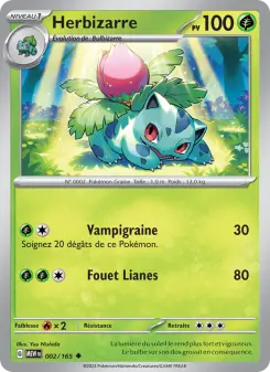 Herbizarre — carte 002 de l’extension 151