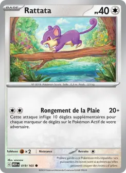 Rattata — carte 019 de l’extension 151
