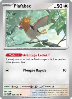 Piafabec — carte 021 de l’extension 151