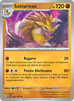 Sablaireau — carte 028 de l’extension 151