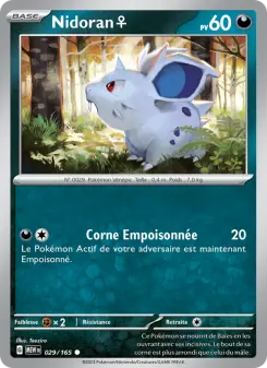 Nidoran♀ — carte 029 de l’extension 151