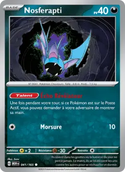 Nosferapti — carte 041 de l’extension 151
