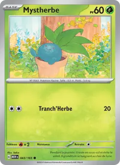 Mystherbe — carte 043 de l’extension 151