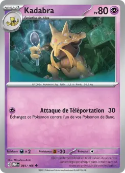 Kadabra — carte 064 de l’extension 151