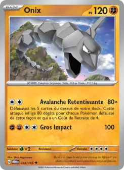 Onix — carte 095 de l’extension 151