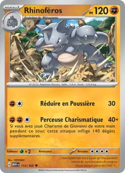 Rhinoféros — carte 112 de l’extension 151