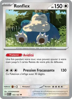 Ronflex — carte 143 de l’extension 151