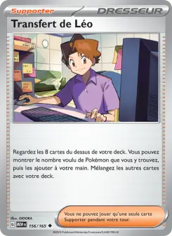 Transfert de Léo — carte 156 de l’extension 151