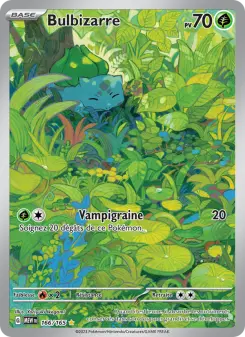 Bulbizarre — carte 166 de l’extension 151