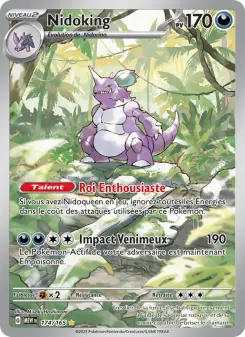 Nidoking — carte 174 de l’extension 151