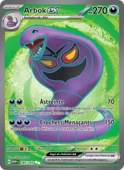 Arbok-ex — carte 185 de l’extension 151