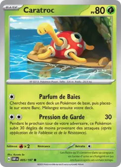 Caratroc — carte 005 de l’extension Flammes Obsidiennes