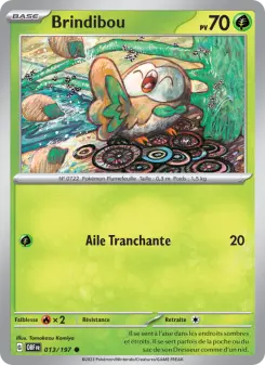 Brindibou — carte 013 de l’extension Flammes Obsidiennes