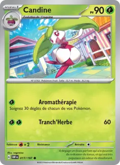 Candine — carte 017 de l’extension Flammes Obsidiennes