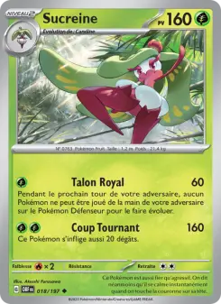Sucreine — carte 018 de l’extension Flammes Obsidiennes