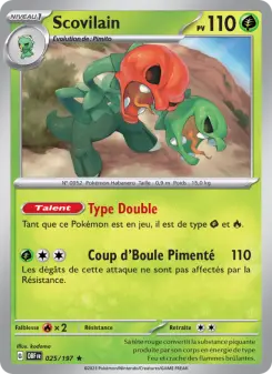 Scovilain — carte 025 de l’extension Flammes Obsidiennes