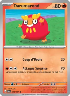 Darumarond — carte 034 de l’extension Flammes Obsidiennes