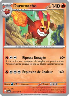Darumacho — carte 035 de l’extension Flammes Obsidiennes