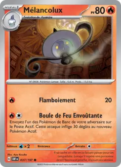 Mélancolux — carte 037 de l’extension Flammes Obsidiennes