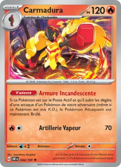 Carmadura — carte 044 de l’extension Flammes Obsidiennes