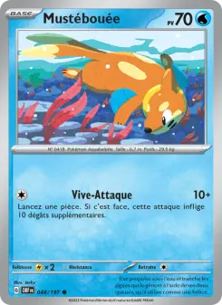 Mustébouée — carte 048 de l’extension Flammes Obsidiennes