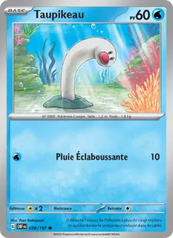 Taupikeau — carte 058 de l’extension Flammes Obsidiennes