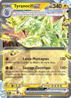 Tyranocif-ex — carte 066 de l’extension Flammes Obsidiennes