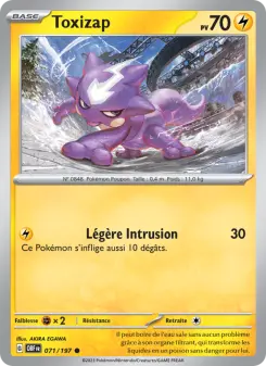 Toxizap — carte 071 de l’extension Flammes Obsidiennes