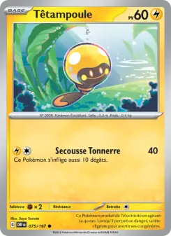 Têtampoule — carte 075 de l’extension Flammes Obsidiennes