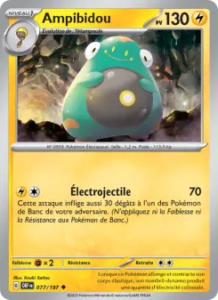 Ampibidou — carte 077 de l’extension Flammes Obsidiennes