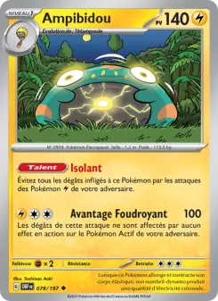 Ampibidou — carte 078 de l’extension Flammes Obsidiennes