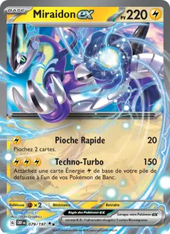 Miraidon-ex — carte 079 de l’extension Flammes Obsidiennes