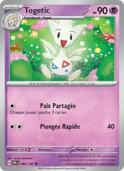 Togetic — carte 084 de l’extension Flammes Obsidiennes