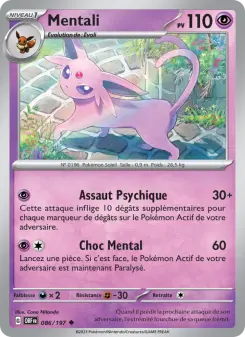 Mentali — carte 086 de l’extension Flammes Obsidiennes