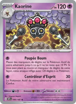 Kaorine — carte 095 de l’extension Flammes Obsidiennes