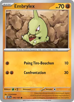 Embrylex — carte 105 de l’extension Flammes Obsidiennes