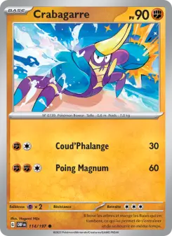 Crabagarre — carte 114 de l’extension Flammes Obsidiennes