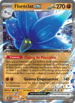 Floréclat-ex — carte 123 de l’extension Flammes Obsidiennes
