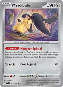 Mysdibule — carte 143 de l’extension Flammes Obsidiennes