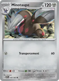 Minotaupe — carte 147 de l’extension Flammes Obsidiennes