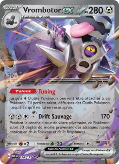 Vrombotor-ex — carte 156 de l’extension Flammes Obsidiennes