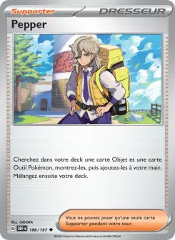 Pepper — carte 186 de l’extension Flammes Obsidiennes