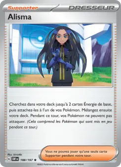 Alisma — carte 188 de l’extension Flammes Obsidiennes