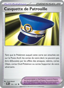 Casquette de Patrouille — carte 191 de l’extension Flammes Obsidiennes
