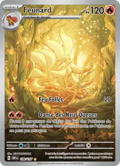 Feunard — carte 199 de l’extension Flammes Obsidiennes