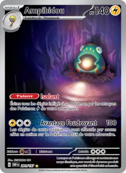 Ampibidou — carte 201 de l’extension Flammes Obsidiennes