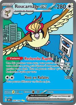 Roucarnage-ex — carte 225 de l’extension Flammes Obsidiennes