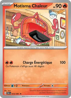 Motisma Chaleur — carte 013 de l’extension Destinées de Paldea