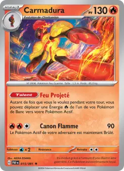 Carmadura — carte 015 de l’extension Destinées de Paldea